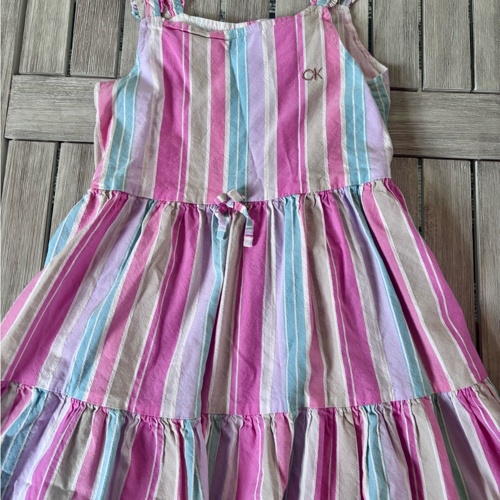 Calvin Klein Jeans Multicolor Striped Dress